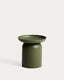 Table auxiliaire Arcola en aluminium vert Ø 45 cm