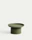 Table basse Arcola en aluminium vert Ø 70 cm