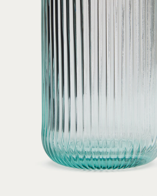 Jarra Milma de vidrio reciclado transparente