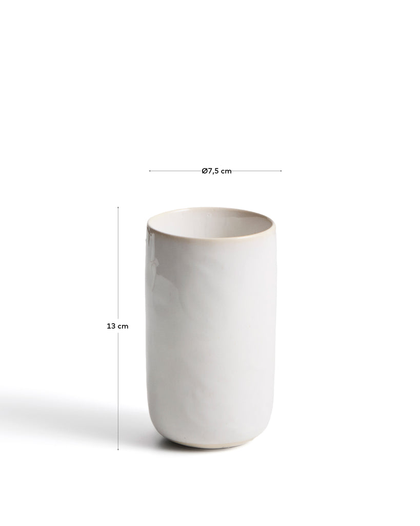 Tasse Uilo en céramique blanche