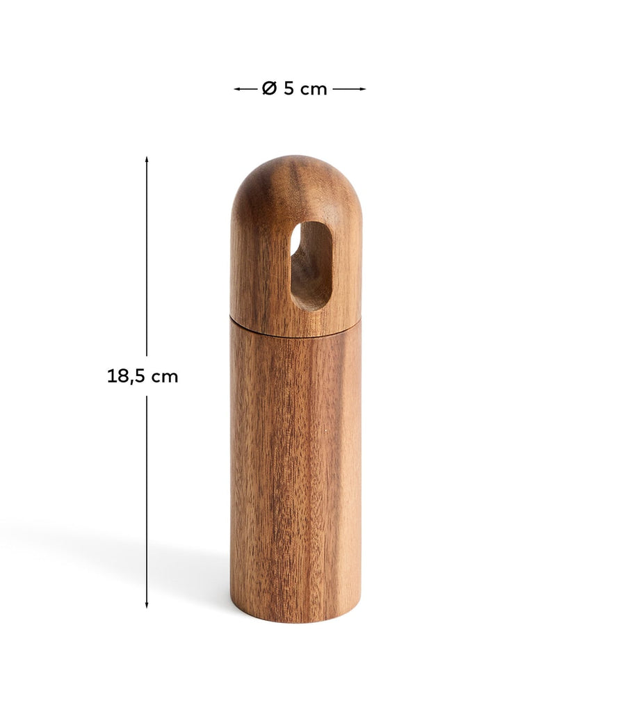 Moulin à poivre et à sel Blera en bois d’acacia 18,5 cm FSC 100 %