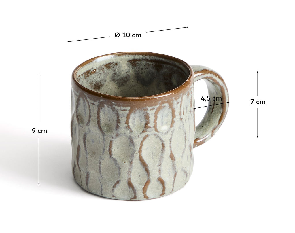 Tasse Alenia en céramique marron