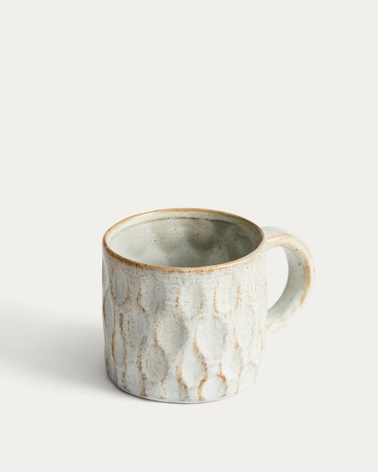 Taza Alenia de cerámica marrón