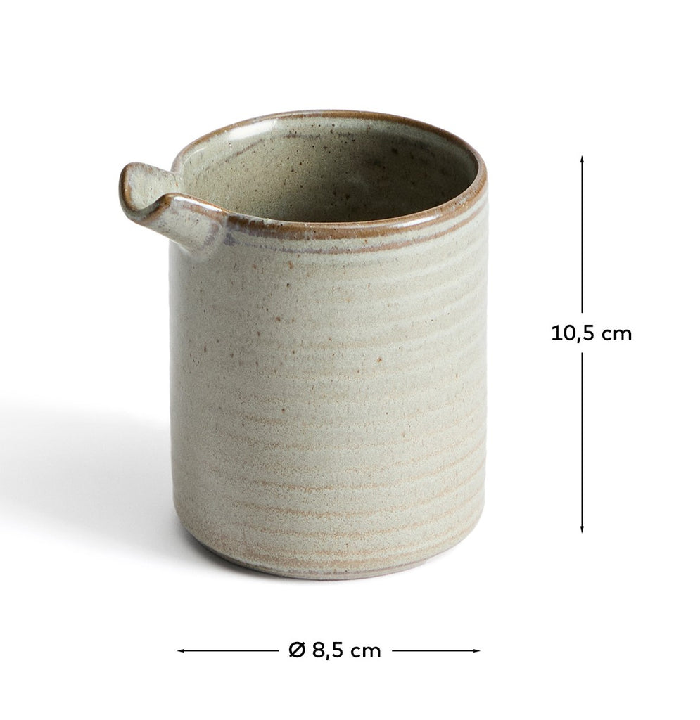 Taza Alenia de cerámica marrón