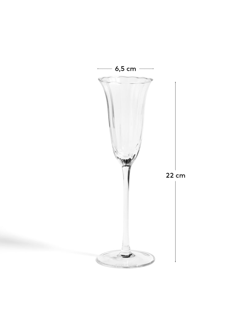 Copa de cava Neia de vidrio transparente 10 cl