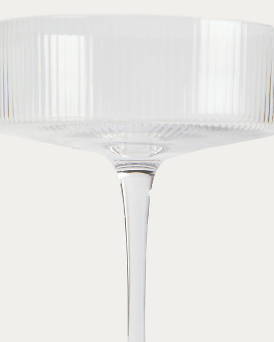 Copa de cocktail Eluria de vidrio transparente 31,5 cl