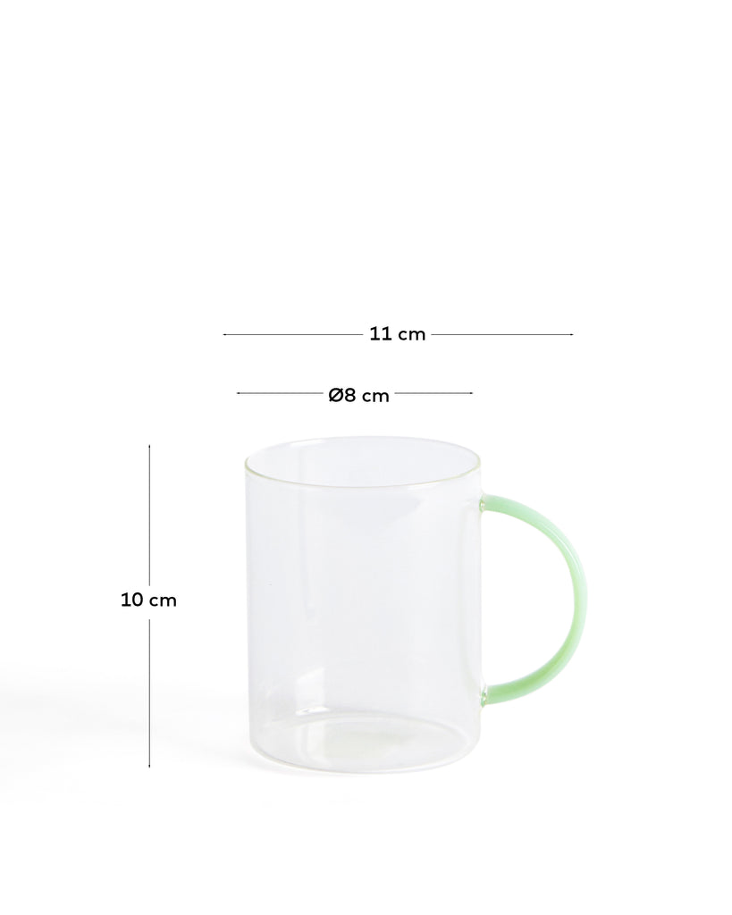 Taza Micla de vidrio transparente