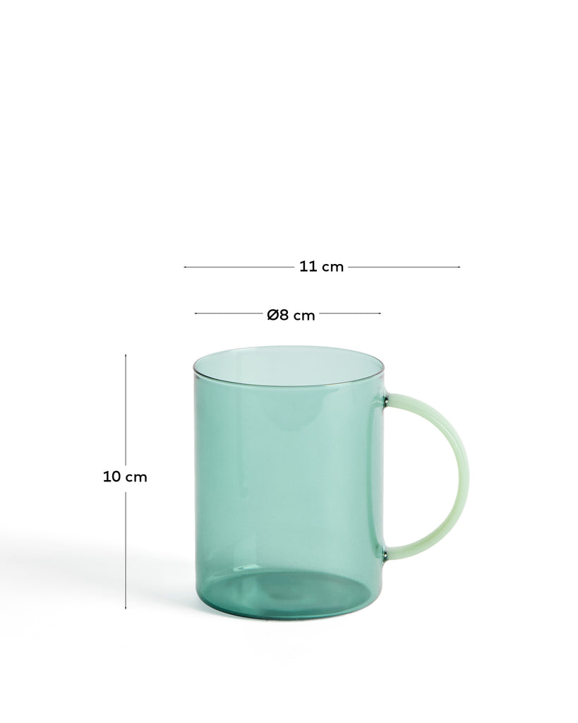 Tasse en verre Micla verte