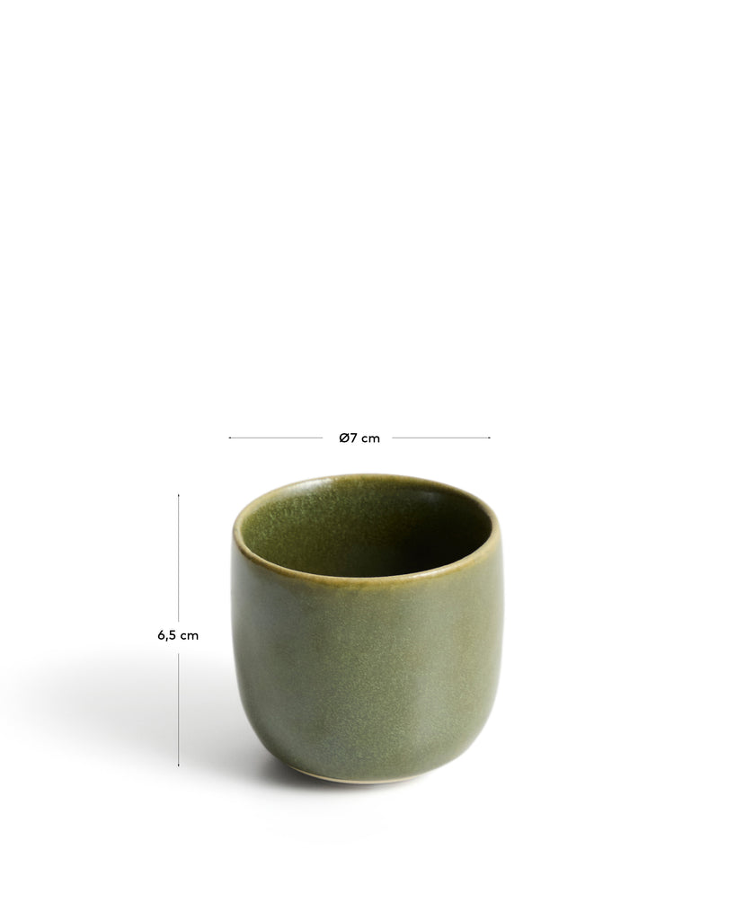 Tasse Uilo en céramique verte
