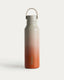 Bouteille isotherme Aika beige et terracotta 600 ml