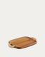 Tabla de servir pequeña Sardis de madera de acacia FSC 100% y ratán