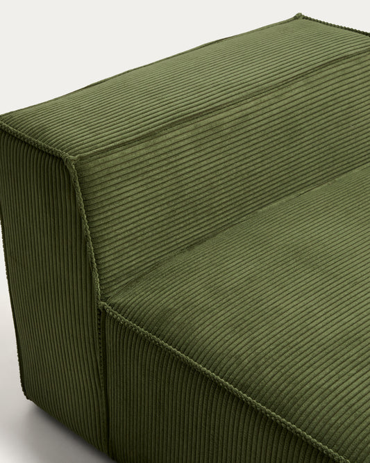 Butaca Blok de pana gruesa verde 90cm FSC Mix Credit