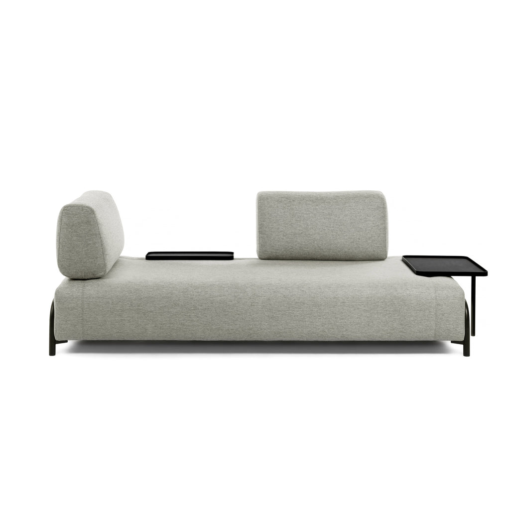 Sofá Compo 3 plazas beige grisáceo 232 cm
