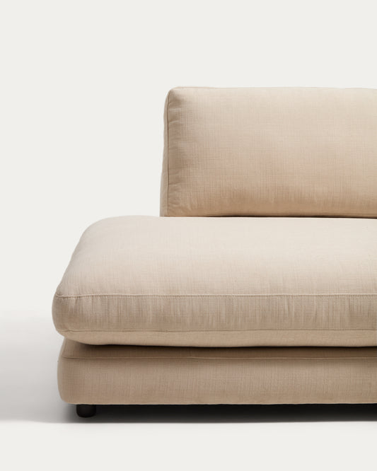 Canapé modulable Gala 3 places en chenille beige FSC Mix Credit 240 cm