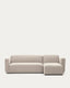 Sofà modular Neom 3 places chaise longue dret/esquerre beix 263 cm FSC Mix Credit