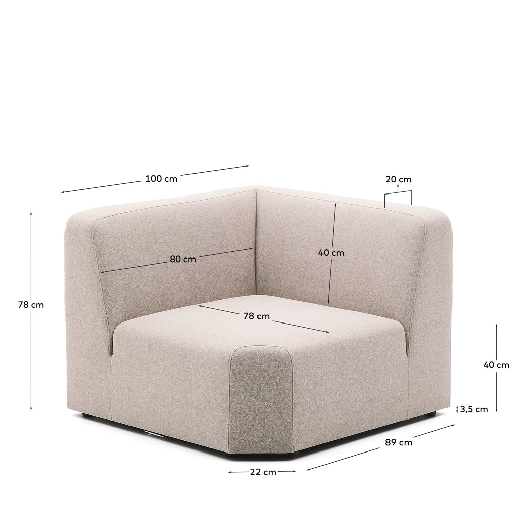 Mòdul Neom raconer beix 89 cm FSC Mix Credit