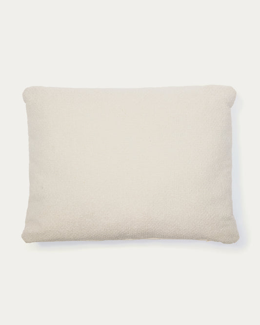 Coixí Martina retardant de foc de xenilla color cru 47 x 36 cm