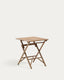 Mesa plegable Dandara de madera maciza de acacia FSC 100% 66 x 66 cm 