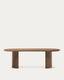 Taula Nealy de xapa de noguera amb acabat fosc 240 x 100 cm