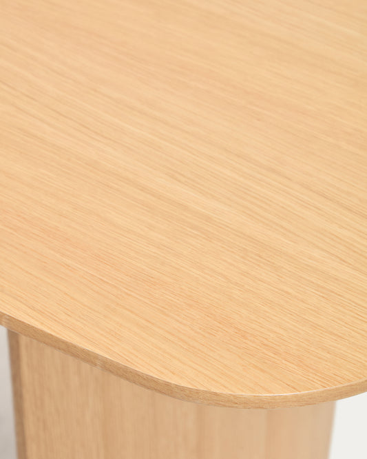 Mesa Litto de chapa de roble 160 x 90 cm