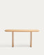 Mesa Litto de chapa de roble 160 x 90 cm