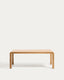 Taula extensible Erisia de fusta massissa de roure amb acabat to natural 200 (280) x 100 cm FSC 100%