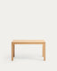 Taula extensible Narevi de xapa de roure amb acabat natural 170 (230) x 80 cm