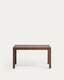 Taula extensible Narevi de xapa de roure amb acabat en noguera 170 (230) x 80 cm