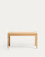 Mesa extensible Narevi en chapa de roble con acabado natural 210 (270) x 100 cm