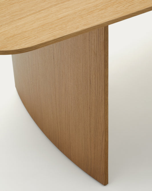 Mesa Litto de chapa de roble 240 x 100 cm