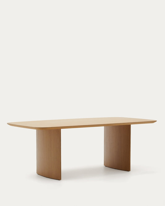 Taula Litto de xapa de roure 240 x 100 cm