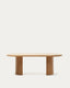 Mesa Nealy de chapa de roble con acabado natural 200 x 100 cm