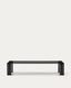 Taula de centre Adularia de vidre temperat gris fosc 140 x 60 cm