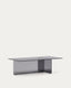 Mesa de centro Zaren de vidrio templado gris 120 x 60 cm