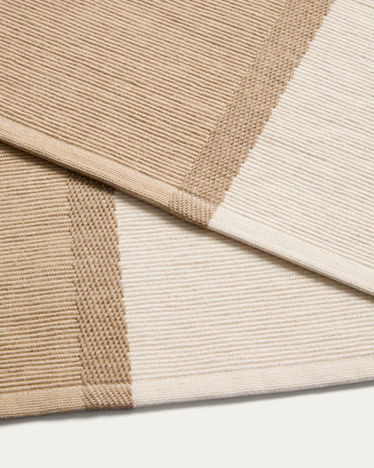 Set Tari de 2 manteles individuales 100% algodón beige 35 x 50 cm