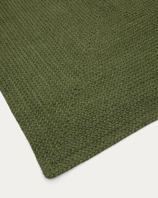 Catifa Despas de fibres sintètiques verda 160 x 230 cm