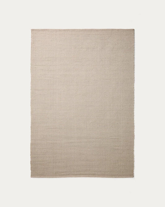 Catifa Ardelia de fibres sintètiques cru 160 x 230 cm