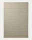 Tapis Ardelia en fibres synthétiques vert et beige 200 x 300 cm