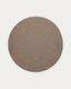 Tapis rond Despas en fibres synthétiques beige Ø 200 cm