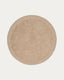 Tapis rond Marely en laine beige Ø 200 cm