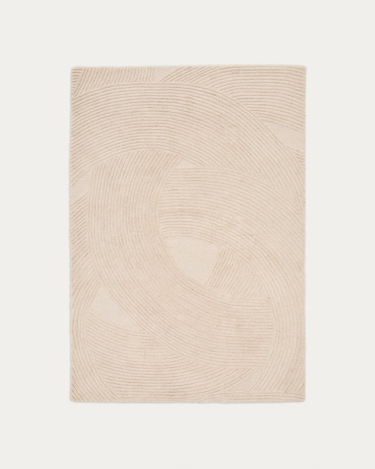 Catifa Domm de llana beix 160 x 230 cm