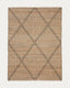 Alfombra Vallalta de yute 200 x 300 cm