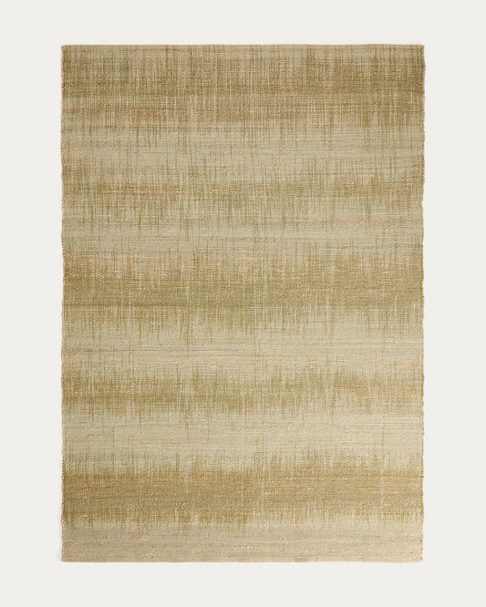 Catifa Lirmo de jute verd 200 x 300 cm