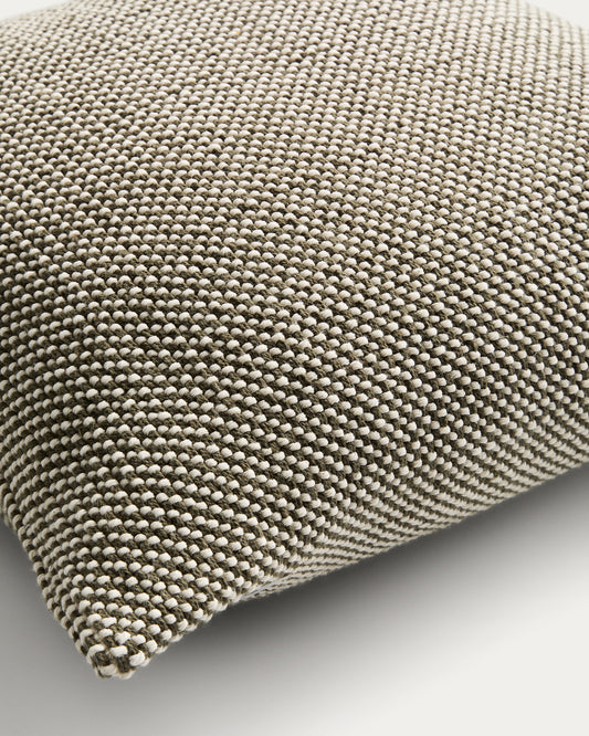 Funda de coixí Narida 100% cotó jacquard verd 50 x 50 cm