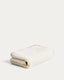 Serviette Sedora 100 % coton avec motif contrasté orange 70 x 140 cm