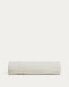 Drap Sirale 100 % satin de coton fini lavé blanc pour lit de 150/160 cm