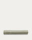 Drap Sirale 100 % satin de coton fini lavé vert pour lit de 90 cm