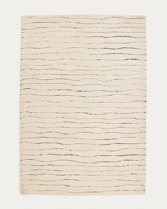Catifa Loram d’efecte pèl beix 200 x 300 cm