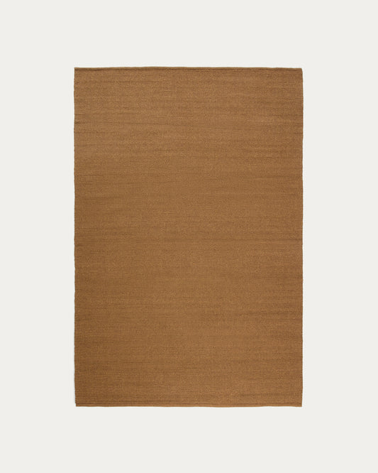 Catifa Turiane de fibres sintètiques marró 160 x 230 cm