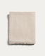 Nappe Lerava en coton avec fini lavé gris pierre 170 x 250 cm